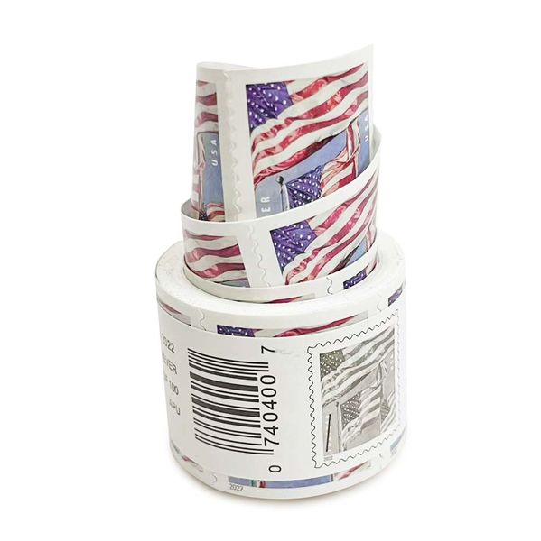 us flag first - class rate stamps one roll of 100 for envelopes letters postcard office cards mail supplies anniversary
us flag first - class rate stamps one roll of 100 for envelopes letters postcard office cards mail supplies anniversary