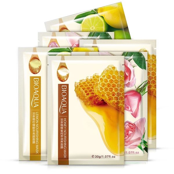 bioaqua honey lemon rose face mask moisturizing oil control facial sheet mask beauty skin care cosmetics
bioaqua honey lemon rose face mask moisturizing oil control facial sheet mask beauty skin care cosmetics