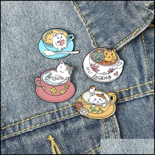 pins brooches 20pcs/lot cute cartoon coffee cat cup brooches alloy enamel collar flowers pins friend women men design jewelry acces dhqdc, Gray
pins brooches 20pcs/lot cute cartoon coffee cat cup brooches alloy enamel collar flowers pins friend women men design jewelry acces dhqdc, Gray
