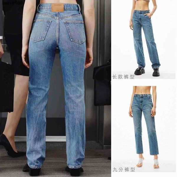designer alexanders medium waist nine point jeans autumn new full body wash old craft wangs, Blue
designer alexanders medium waist nine point jeans autumn new full body wash old craft wangs, Blue