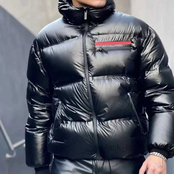 men's down prads designer new inverted triangle bright face bright face hooded down jacket men bread jacket women's fashion brand, Black
men's down prads designer new inverted triangle bright face bright face hooded down jacket men bread jacket women's fashion brand, Black