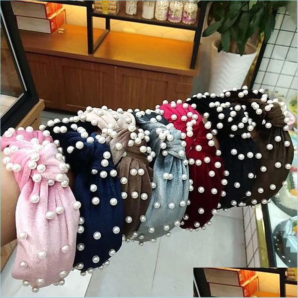 headbands veet hair hoop woman fashion bands accessories high grade pearl knotted lady mti color headband gift 3 6nm k2b drop delive dhwil, Silver
headbands veet hair hoop woman fashion bands accessories high grade pearl knotted lady mti color headband gift 3 6nm k2b drop delive dhwil, Silver