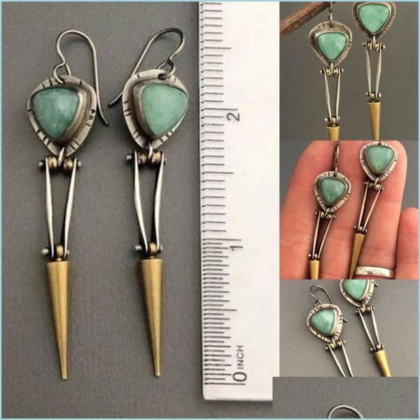 dangle chandelier retro tassels dangle earrings turquoise gemstone emerald pendant stud drop earring women fashion jewelry ornamen dhdej, Silver
dangle chandelier retro tassels dangle earrings turquoise gemstone emerald pendant stud drop earring women fashion jewelry ornamen dhdej, Silver