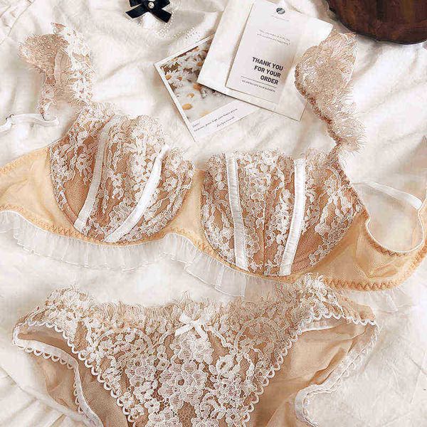 bras sets lace nude skin white lace lingerie with steel ring ultra-thin bra set large size women push up half cup underwear t220907, Red;black
bras sets lace nude skin white lace lingerie with steel ring ultra-thin bra set large size women push up half cup underwear t220907, Red;black