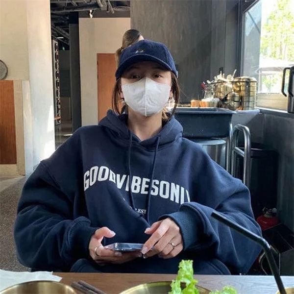 women's hoodies sweatshirts xpqbb streetwear women letter printed casual baggy woman harajuku hip hop long sleeve fleece pullover 22101, Black
women's hoodies sweatshirts xpqbb streetwear women letter printed casual baggy woman harajuku hip hop long sleeve fleece pullover 22101, Black