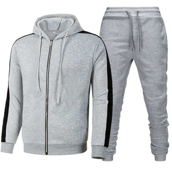 men's tracksuits spring autumn men tracksuit casual set male joggers hooded sportswear jacketspants piece sets hip hop running sports s, Gray
men's tracksuits spring autumn men tracksuit casual set male joggers hooded sportswear jacketspants piece sets hip hop running sports s, Gray
