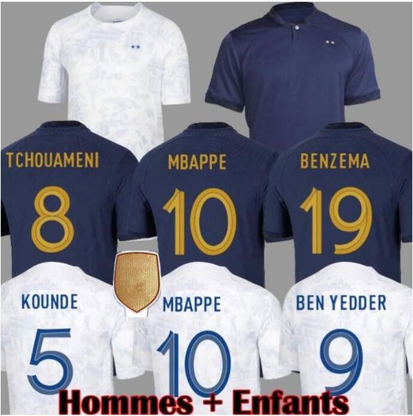22 23 benzema mbappe griezmann soccer jersey french kante pogba zidane giroud matuidi kimpembe varane pavaro equipement maillot de football, Black;yellow
22 23 benzema mbappe griezmann soccer jersey french kante pogba zidane giroud matuidi kimpembe varane pavaro equipement maillot de football, Black;yellow