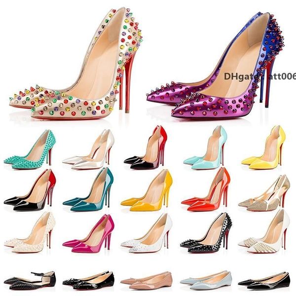 red-bottoms christians 2021 luxurys designers shoes with box red high heels women party wedding loafers spikes pointed toes pumps red ey aen, Black
red-bottoms christians 2021 luxurys designers shoes with box red high heels women party wedding loafers spikes pointed toes pumps red ey aen, Black