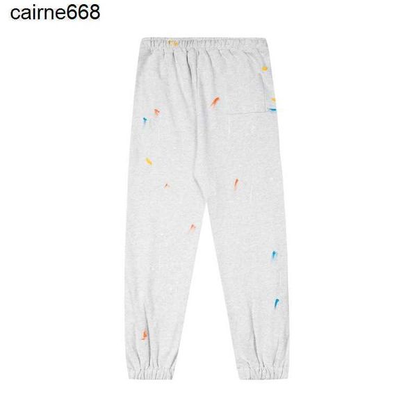 men's pants designer chaopai galery dept speckled single breasted drawstring pants, Black
men's pants designer chaopai galery dept speckled single breasted drawstring pants, Black