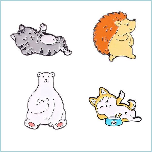 pins brooches cloisonne enamel brooch pin cartoon animals bear cat dog funny brooches badge jewelry 1 7qs1 e3 drop delivery 2022 dhrl5, Gray
pins brooches cloisonne enamel brooch pin cartoon animals bear cat dog funny brooches badge jewelry 1 7qs1 e3 drop delivery 2022 dhrl5, Gray