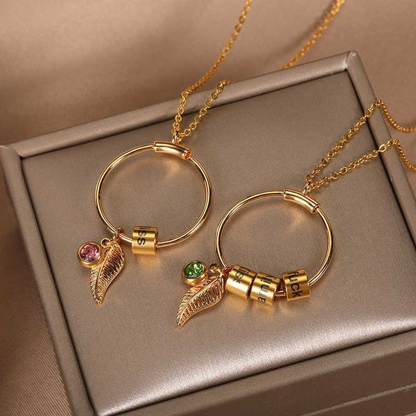 pendant necklaces personalized birthstone name necklaces custom stainless steel leaf circle zirconia mom nameplates heart necklace mama gift, Silver
pendant necklaces personalized birthstone name necklaces custom stainless steel leaf circle zirconia mom nameplates heart necklace mama gift, Silver