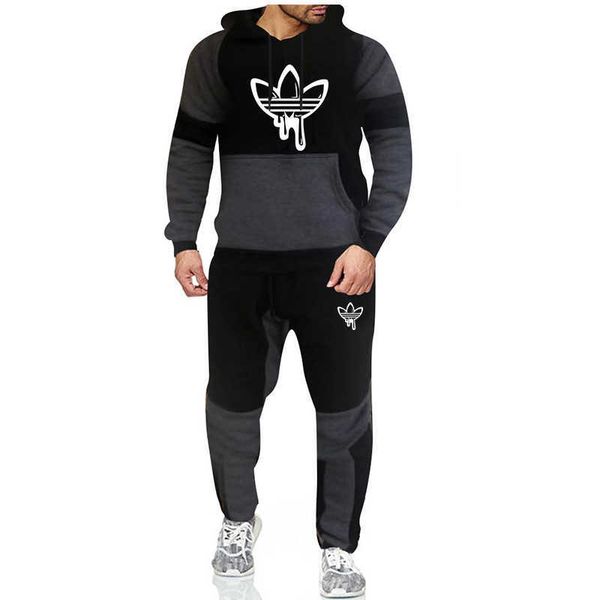 2 pieces sets tracksuit 2022 men autumn winter hooded sweatshirt pants male sport hoodies running sportswear s-xxxl, Gray
2 pieces sets tracksuit 2022 men autumn winter hooded sweatshirt pants male sport hoodies running sportswear s-xxxl, Gray