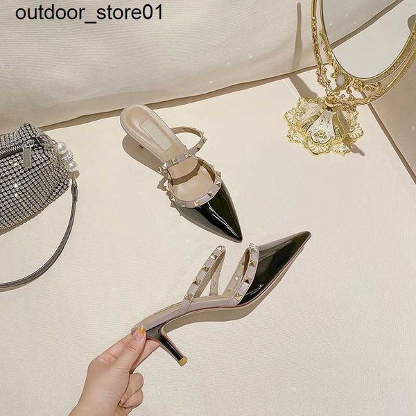 designer sandals luxury dress shoes women rivets high heels versatile summer new sandal valentinoe''valentinoity yxz, Black
designer sandals luxury dress shoes women rivets high heels versatile summer new sandal valentinoe''valentinoity yxz, Black