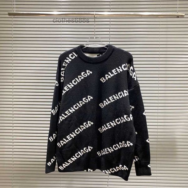 sweaters designer hoodies bbalencaigass mens sweaters autumn and winter 2022 new knitted sweater men's and women's crew neck lette, White;black
sweaters designer hoodies bbalencaigass mens sweaters autumn and winter 2022 new knitted sweater men's and women's crew neck lette, White;black