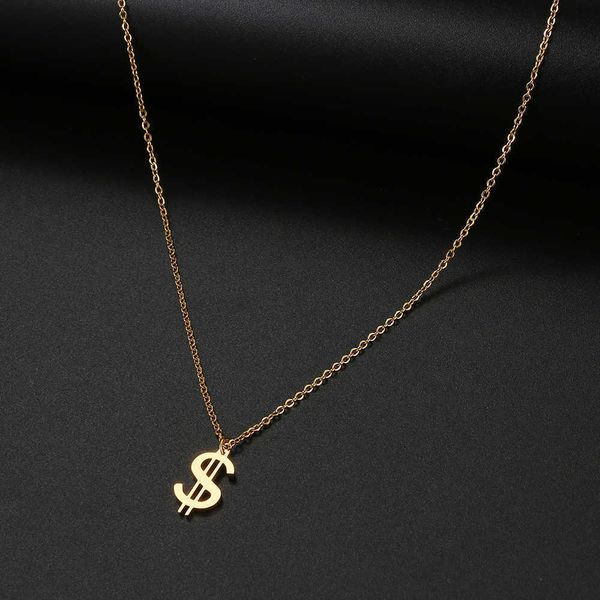 pendant necklaces stainless steel necklaces dollar symbol currency style pendant collar chain fashion necklace for women jewelry party gifts, Silver
pendant necklaces stainless steel necklaces dollar symbol currency style pendant collar chain fashion necklace for women jewelry party gifts, Silver