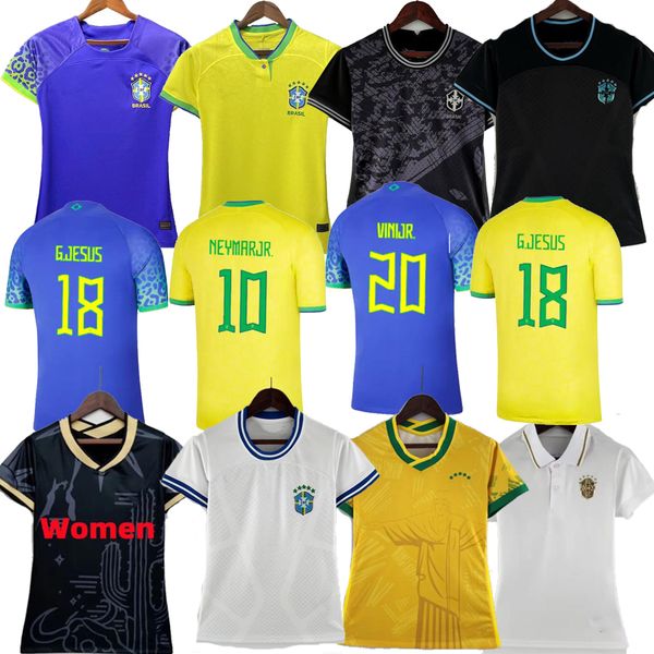 2022 2023 vinijr brazils soccer jerseys neres coutinho football shirt paqueta jesus marcelo pele casemiro world cup 22 23 women mens kids un, Black;yellow
2022 2023 vinijr brazils soccer jerseys neres coutinho football shirt paqueta jesus marcelo pele casemiro world cup 22 23 women mens kids un, Black;yellow