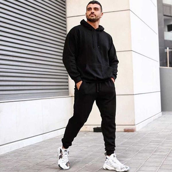 men's tracksuits autumn and winter new fleece warm men's hoodie sports trousers twopiece casual jogging suit street men women coup, Gray
men's tracksuits autumn and winter new fleece warm men's hoodie sports trousers twopiece casual jogging suit street men women coup, Gray