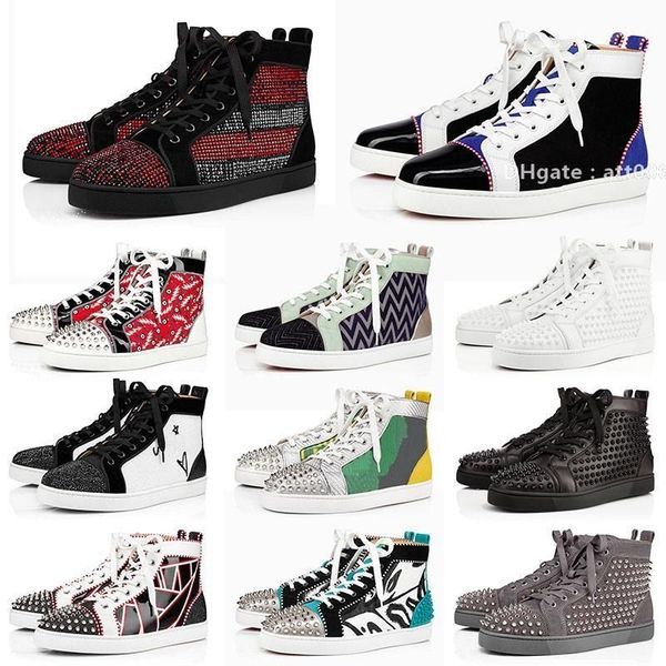 bottoms christians with box luxurys loafers red shoes junior spikes platform designers mens womens casual shoe flat trainers sneakers kl bfb, Black
bottoms christians with box luxurys loafers red shoes junior spikes platform designers mens womens casual shoe flat trainers sneakers kl bfb, Black