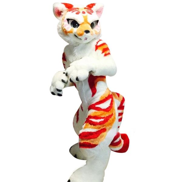 professional long fur husky dog fox mascot costume fursuit halloween furry suit party cartoon outfits, Red;yellow
professional long fur husky dog fox mascot costume fursuit halloween furry suit party cartoon outfits, Red;yellow