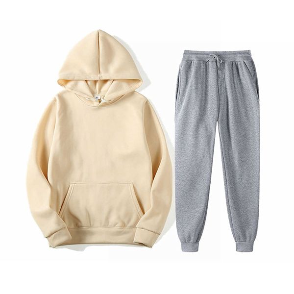 men's tracksuits and women's pullover hoodies sports sweatshirts trousers long sleeve fall winter suit pieces outfits g221011, Gray
men's tracksuits and women's pullover hoodies sports sweatshirts trousers long sleeve fall winter suit pieces outfits g221011, Gray