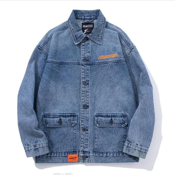 2022 new spring autumn men's jackets blue black denim fashion highquality casual cotton jacket oversize 4xl clothing mmntrr909, Black;brown
2022 new spring autumn men's jackets blue black denim fashion highquality casual cotton jacket oversize 4xl clothing mmntrr909, Black;brown