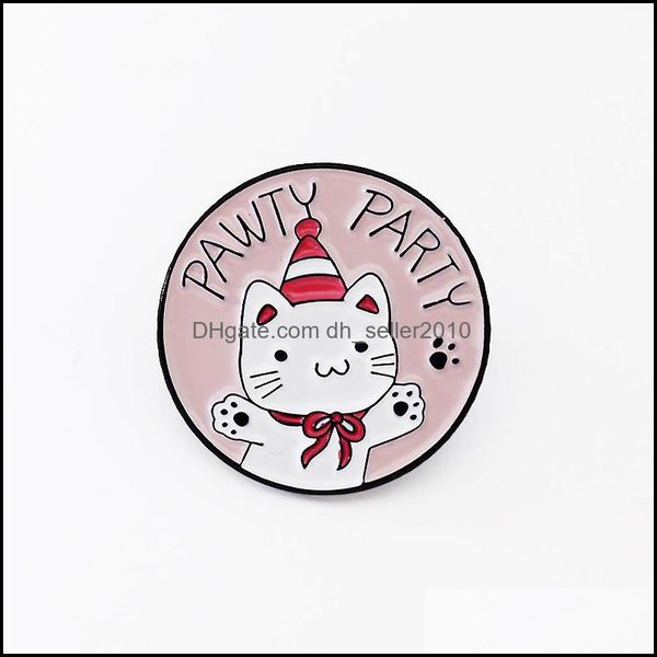 pins brooches customized round badge cute cartoon cat dog paw letter metal brooch happy women men jewelry alloy backs bk animal har dht6s, Gray
pins brooches customized round badge cute cartoon cat dog paw letter metal brooch happy women men jewelry alloy backs bk animal har dht6s, Gray