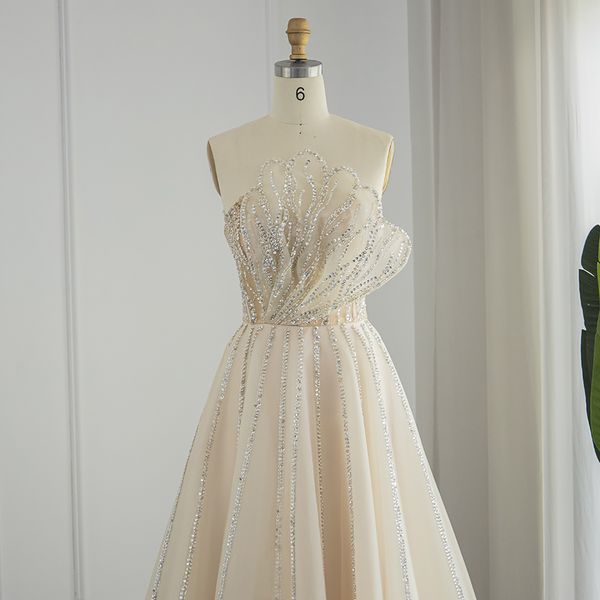 elegant prom empire dresses organza net ruche paillette strapless sleeveless full-length lace up club dress custom made formal evening dress, Black
elegant prom empire dresses organza net ruche paillette strapless sleeveless full-length lace up club dress custom made formal evening dress, Black