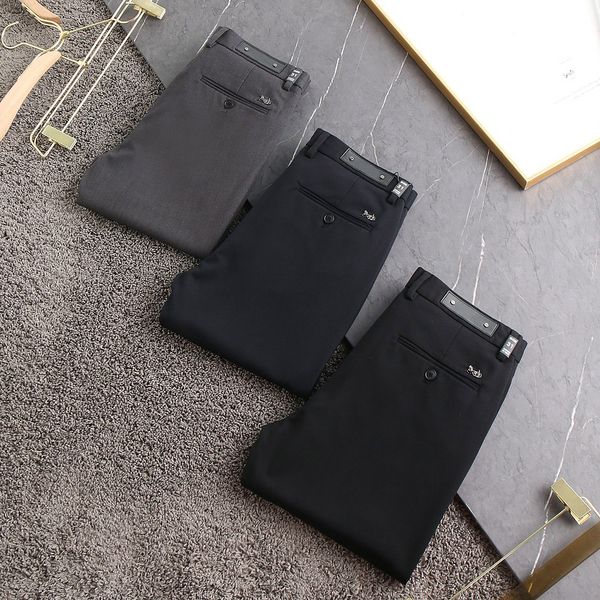 autumn and winter new style designer pants highquality comfortable fabric fashion simple business casual men's pants, Black
autumn and winter new style designer pants highquality comfortable fabric fashion simple business casual men's pants, Black