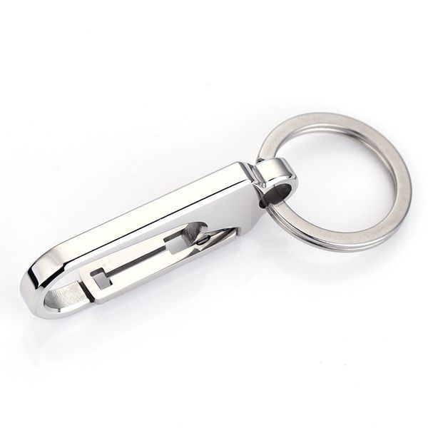 stainless steel keychain lanyards round d type horseshoe keyring components parts for car key fashion accessories, Silver
stainless steel keychain lanyards round d type horseshoe keyring components parts for car key fashion accessories, Silver