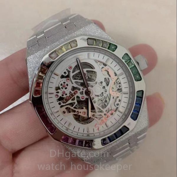 personalized men's automatic watches 42mm sports mechanical waterproof sapphire glass sports watch, Slivery;brown
personalized men's automatic watches 42mm sports mechanical waterproof sapphire glass sports watch, Slivery;brown