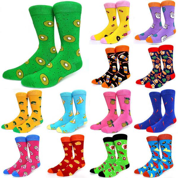 men's socks creative couples crew fruit vegetables dog bird chili happy funny combed cotton harajuku cool colorful men t221011, Black
men's socks creative couples crew fruit vegetables dog bird chili happy funny combed cotton harajuku cool colorful men t221011, Black