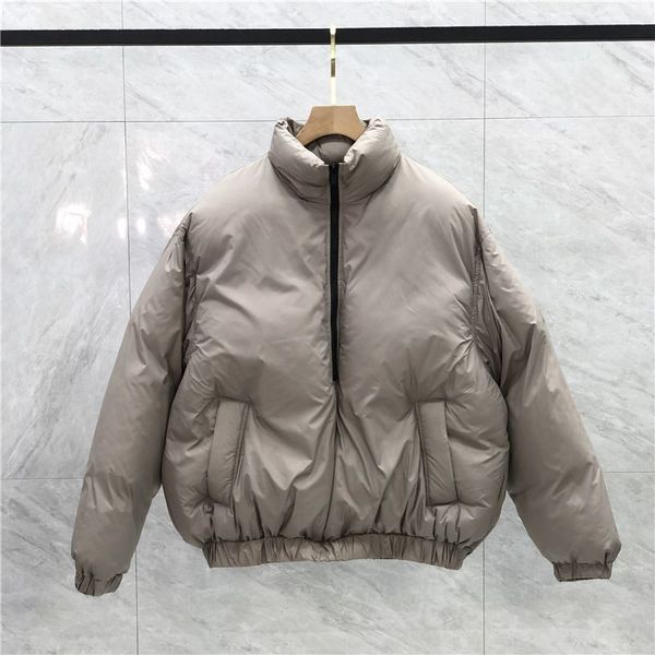 2022 men designer down jacket fashion thick warm windbreaker coats long leather collar hat half zip warm real wolf skin fashionable baseball, Black
2022 men designer down jacket fashion thick warm windbreaker coats long leather collar hat half zip warm real wolf skin fashionable baseball, Black