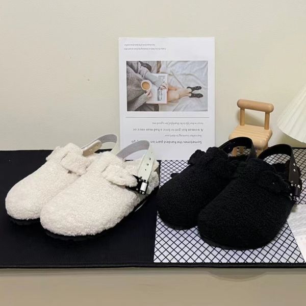 new fashionable women's slippers luxury designer men's sandals wool flat bottom rubber beach shoes hardware buckles baotou outdoor, Black
new fashionable women's slippers luxury designer men's sandals wool flat bottom rubber beach shoes hardware buckles baotou outdoor, Black