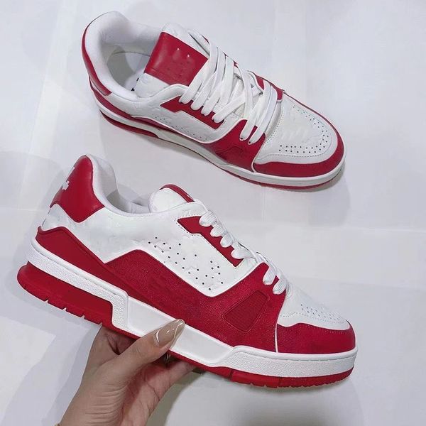 fashion trainer casual shoes virgils alligator-embossed mens shoe black grey brown white green calf leather french ablohs sneaker intage mkj, Red;white
fashion trainer casual shoes virgils alligator-embossed mens shoe black grey brown white green calf leather french ablohs sneaker intage mkj, Red;white