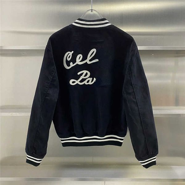 22ss designer baseball jacket letter embroidery contrast color casual coat men's autumn winter button cardigan women sportswear, Black;brown
22ss designer baseball jacket letter embroidery contrast color casual coat men's autumn winter button cardigan women sportswear, Black;brown