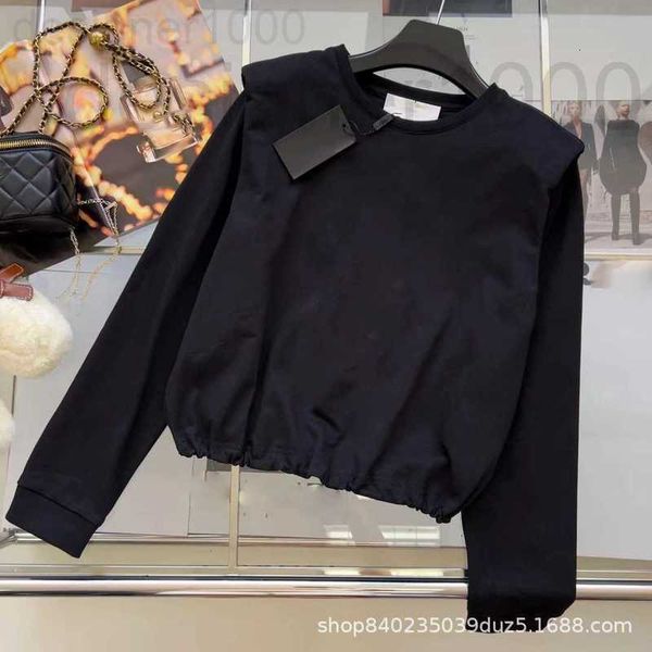 women's hoodies & sweatshirts designer autumn and winter 2022 new short style fashion casual long sleeve pullover coat 158554 ri18, Black
women's hoodies & sweatshirts designer autumn and winter 2022 new short style fashion casual long sleeve pullover coat 158554 ri18, Black