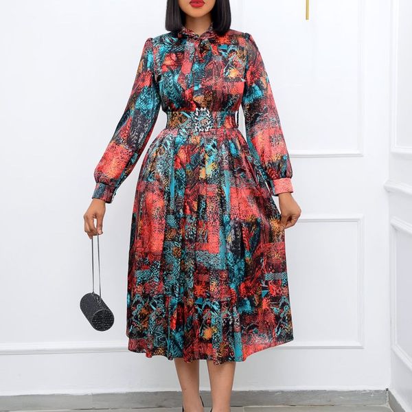 fashion dress spring new long-sleeved high-waisted printed plus-size banquet dresses costumes a-line swing evening gown party dresses, Black;gray
fashion dress spring new long-sleeved high-waisted printed plus-size banquet dresses costumes a-line swing evening gown party dresses, Black;gray