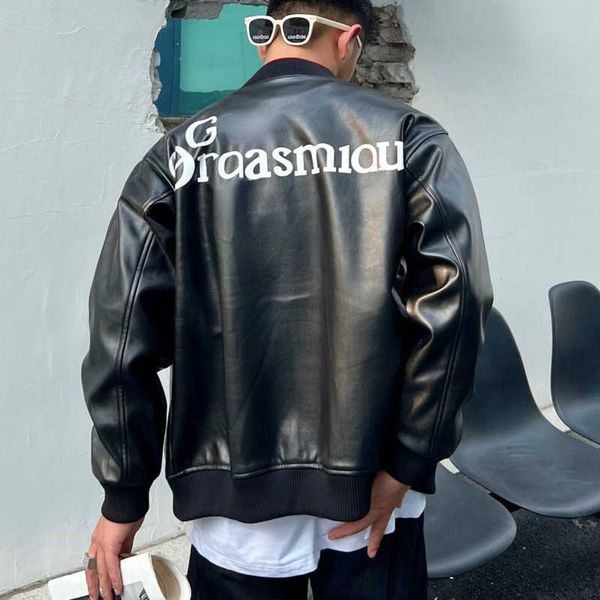 luxury mens leather jacket double g designer baseball jackets hip-hop punk men women cardigan coat loose motorcycle jacket us size, Black;brown
luxury mens leather jacket double g designer baseball jackets hip-hop punk men women cardigan coat loose motorcycle jacket us size, Black;brown