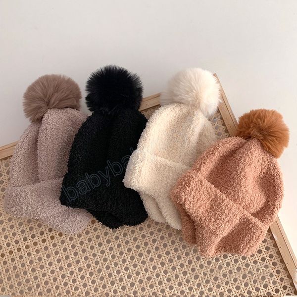 1-4years newborn baby kids girls boys winter warm soft knit hat furry balls pompom solid color elastic cute hairball beanie cap, Yellow
1-4years newborn baby kids girls boys winter warm soft knit hat furry balls pompom solid color elastic cute hairball beanie cap, Yellow