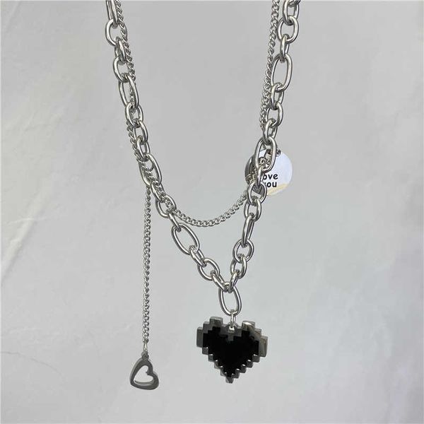 pendant necklaces 2022 new senior fashion women pendant necklaces fine double link chain metal heart party necklace jewelry gift l221011, Silver
pendant necklaces 2022 new senior fashion women pendant necklaces fine double link chain metal heart party necklace jewelry gift l221011, Silver