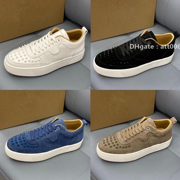 christians red high bottoms men women casual shoes spikes platform designer sneakers suede leather splicing trainers all-match sneaker w ajb, Black
christians red high bottoms men women casual shoes spikes platform designer sneakers suede leather splicing trainers all-match sneaker w ajb, Black