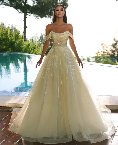 arabic yellow prom dresses off the shoulder beaded long plus size sequined evening formal party second reception birthday gowns, Black 
arabic yellow prom dresses off the shoulder beaded long plus size sequined evening formal party second reception birthday gowns, Black