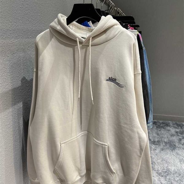 men hoodies balenciga high version b cola embroidered plush hoodie paris classic loose fashion brand ins men's and women's sweater, Black
men hoodies balenciga high version b cola embroidered plush hoodie paris classic loose fashion brand ins men's and women's sweater, Black