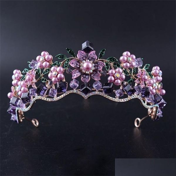 wedding hair jewelry luxury baroque purple crystal pearl bridal crown tiara magnificent diadem for bride headband acces otewa, Slivery;golden
wedding hair jewelry luxury baroque purple crystal pearl bridal crown tiara magnificent diadem for bride headband acces otewa, Slivery;golden