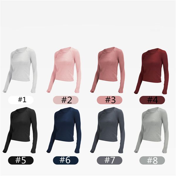 ll women's t-shirt new yoga wear women's sports long sleeve tight fast drying spandex high elastic yoga suit, White
ll women's t-shirt new yoga wear women's sports long sleeve tight fast drying spandex high elastic yoga suit, White