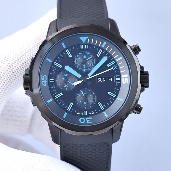 men's watch fashion 44mm 7750 mechanical chronograph movement 316 stainless steel case rubber strap designer movement watches watchs lu, Slivery;brown
men's watch fashion 44mm 7750 mechanical chronograph movement 316 stainless steel case rubber strap designer movement watches watchs lu, Slivery;brown
