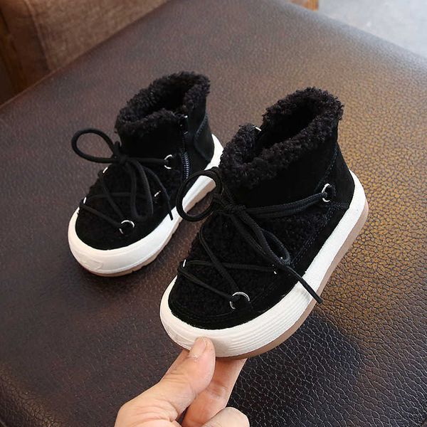 boots baby warm wool snow children thicken cotton shoes 1-3 winter new toddler lamb fur l221011, Black;grey
boots baby warm wool snow children thicken cotton shoes 1-3 winter new toddler lamb fur l221011, Black;grey