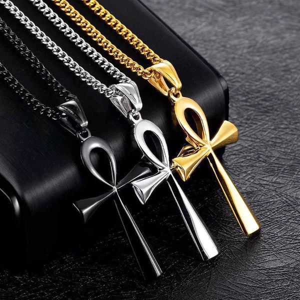 pendant necklaces amulet pendant egyptian ankh crucifix necklaces pendants stainless steel symbol of life cross necklaces jewelry gifts chai, Silver
pendant necklaces amulet pendant egyptian ankh crucifix necklaces pendants stainless steel symbol of life cross necklaces jewelry gifts chai, Silver