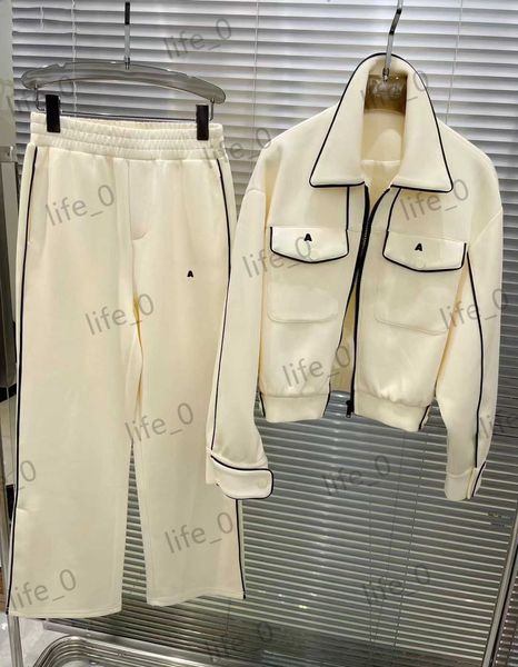 brand womens two piece pants flocking printed lapel coat elastic waist wide-waisted split trousers classic sports style women tracksuits 2, White
brand womens two piece pants flocking printed lapel coat elastic waist wide-waisted split trousers classic sports style women tracksuits 2, White