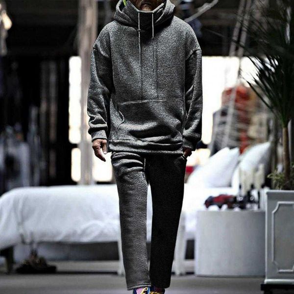 men's tracksuits tracksuit men autumn winter sweatshirt sweatpants thicken long sleeve loose hoodie pants sportswear set g221011, Gray
men's tracksuits tracksuit men autumn winter sweatshirt sweatpants thicken long sleeve loose hoodie pants sportswear set g221011, Gray